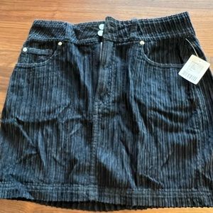 Black corduroy BDG skirt, size medium